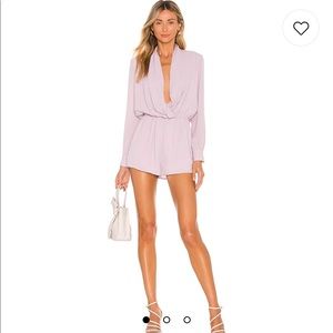 Lilac superdown romper